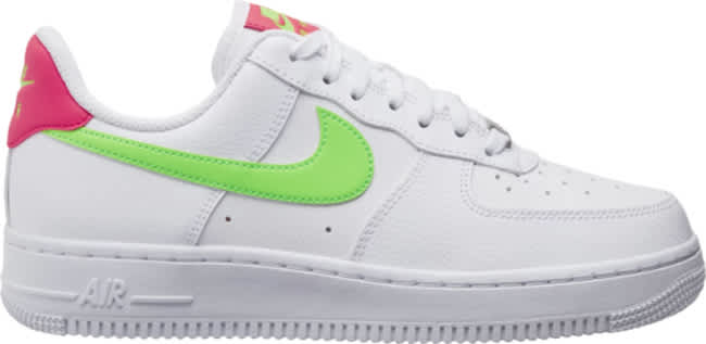 jennifer lopez air force 1 low top neon green pink