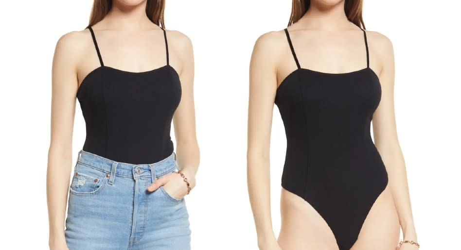 Open Edit Rib Camisole Bodysuit - Nordstrom, $16 (originally $24)