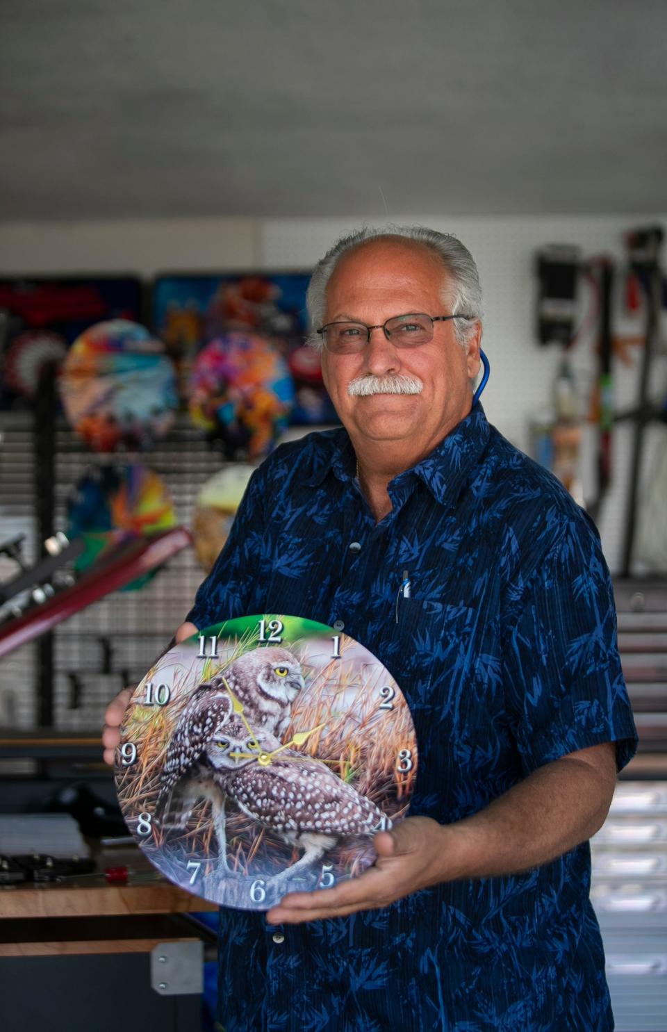 Cape Coral-based artist Girard Moravcik sells his works on his website and at area festivals and art shows.