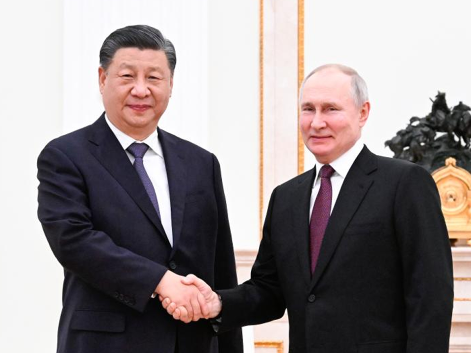 報導指出俄羅斯總統蒲亭的新任期首次海外訪問，預計五月前往中國大陸會見習近平。
