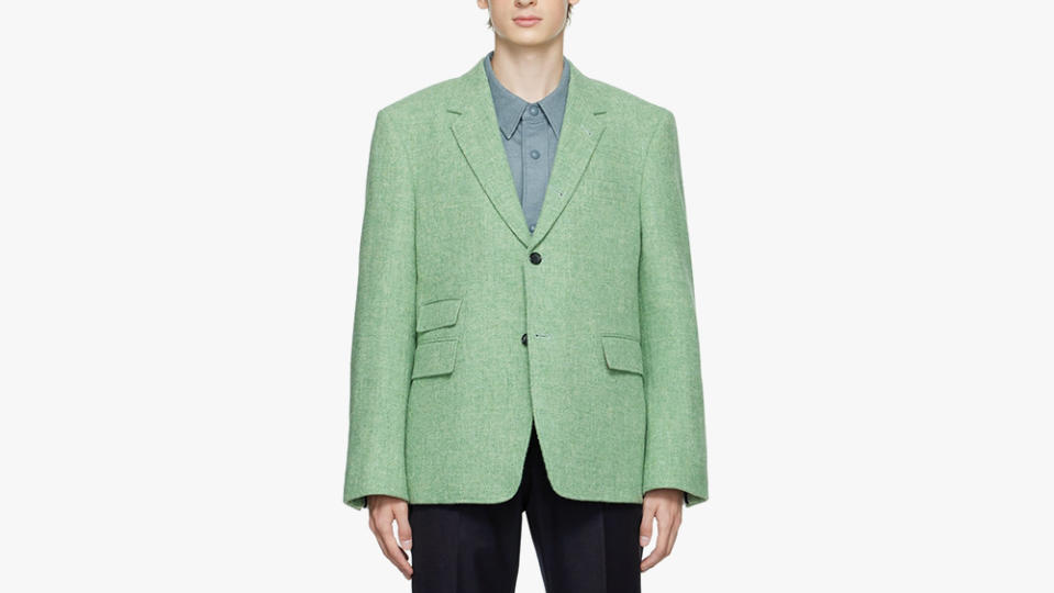 Thom Browne Green Sport Blazer