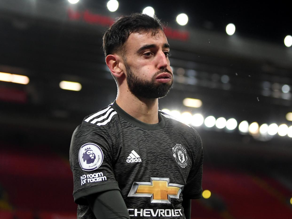 Manchester United midfielder Bruno Fernandes (Getty Images)