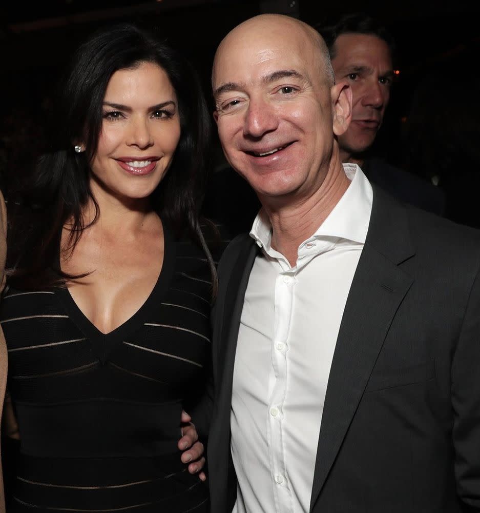 Lauren Sanchez and Jeff Bezos | Todd Williamson/Getty