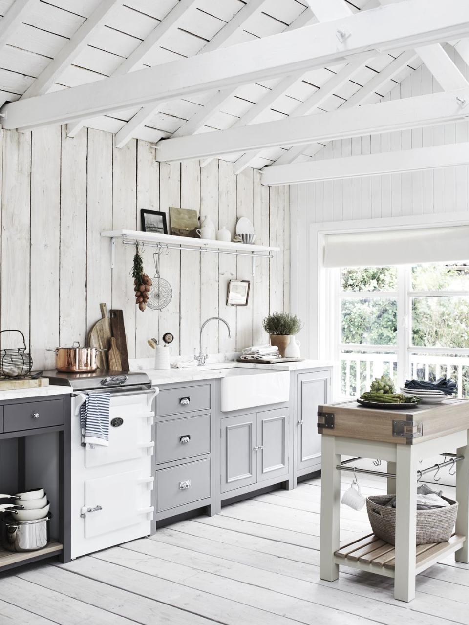 Country kitchens ideas: Wood on wood