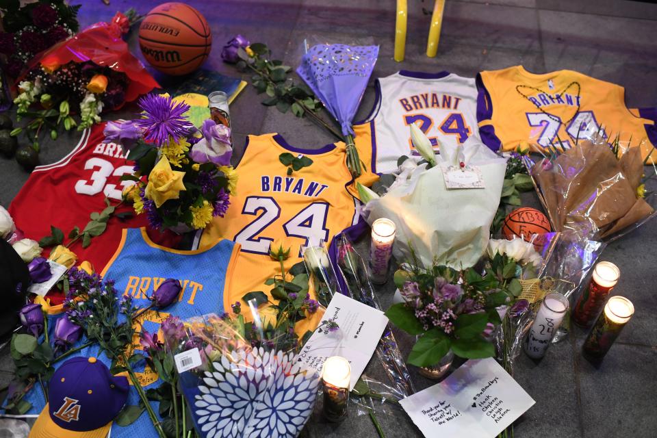 The Lakers were hit hard by Kobe Bryant's death, but they've reportedly started the healing process together as an organization. (Photo by ROBYN BECK/AFP via Getty Images)