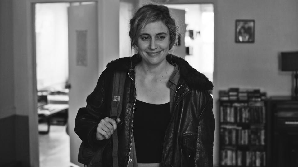 Greta Gerwig smiling.