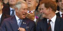 <p>Laughing with Prince Harry during the opening ceremony of the Invictus Games in London. </p>