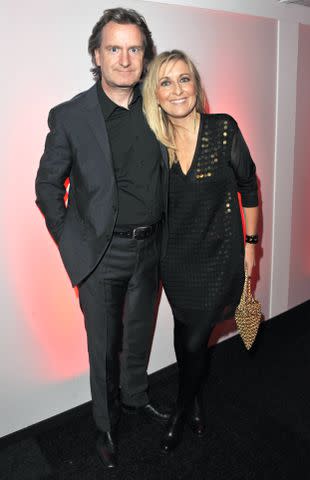 <p>Jon Furniss/WireImage</p> Martin Frizzell and wife Fiona Phillips