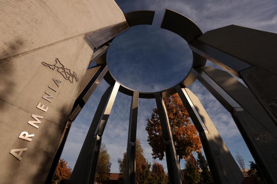 The Armenian Genocide Centennial Memorial on the campus of California State University, Fresno. (Photo: Genaro Molina/Los Angeles Times via Getty Images)