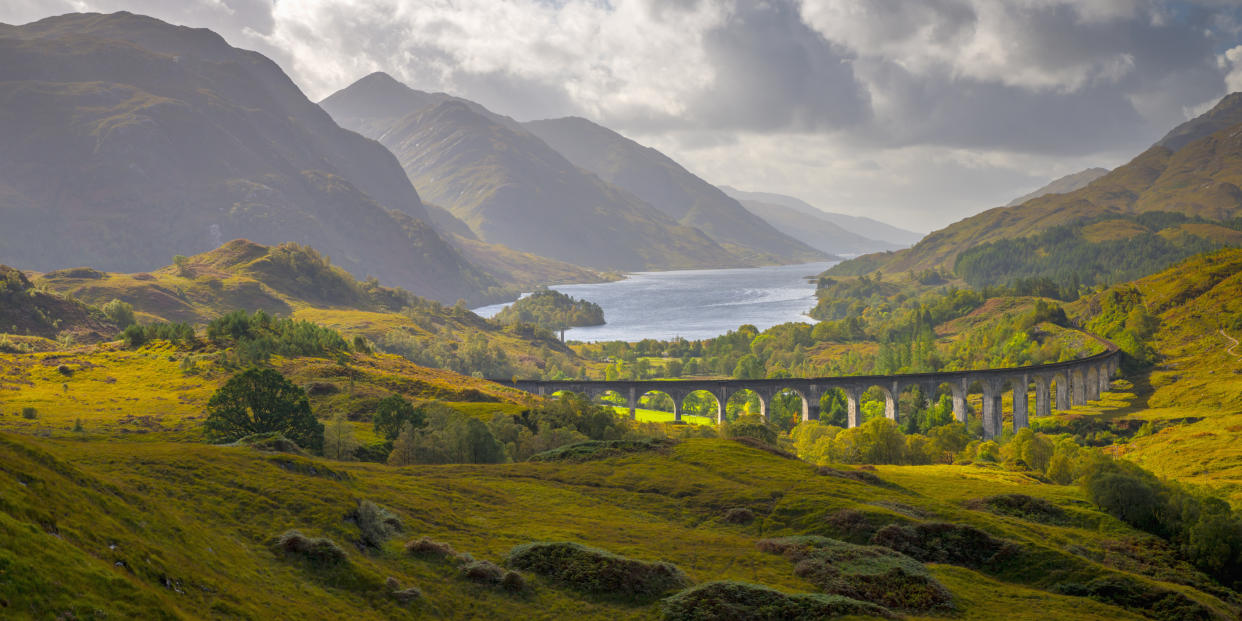 The West Highland Line will take you over the Glenfinnan Viaduct (Getty Images)