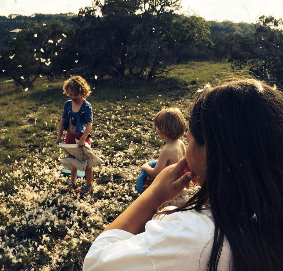 Being a single mother of three means walking a tightrope between sanity and madness, so when the kids ask if they can have a pillow fight in the middle of nowhere, it sounds like a fantastic idea!