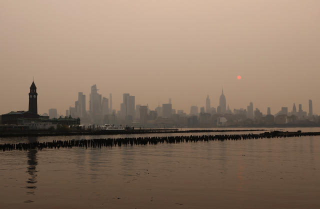 Air Quality Alerts Triggered In New York As Canadian Wildfire Smoke Blankets Northeast 4800