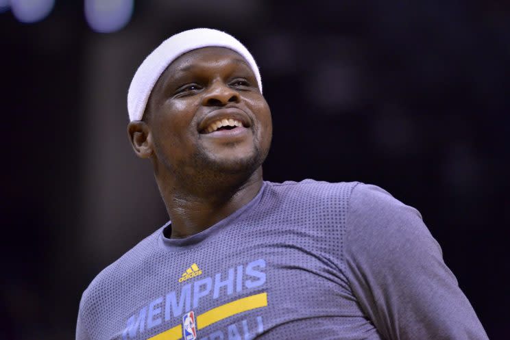 Zach Randolph came through for roughly 100 families in desperate need. (AP)