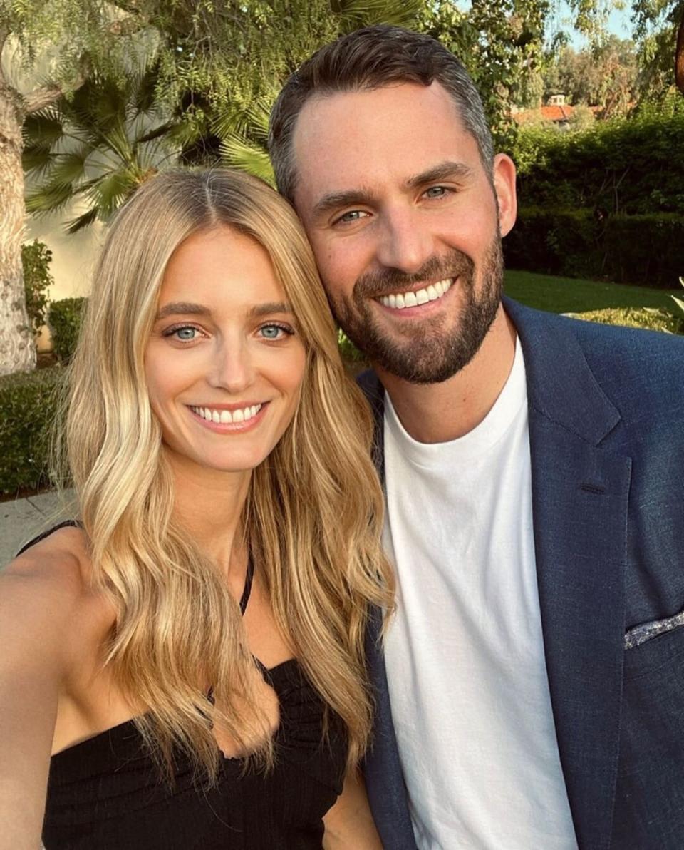 kevin love and fiance kate bock