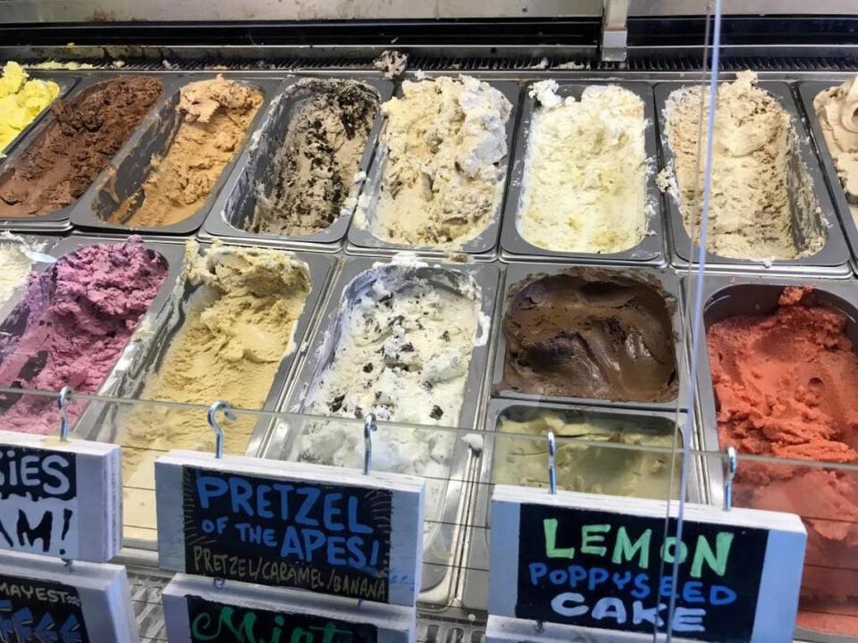 Unique and colorful flavors at Betty Rae’s Ice Cream