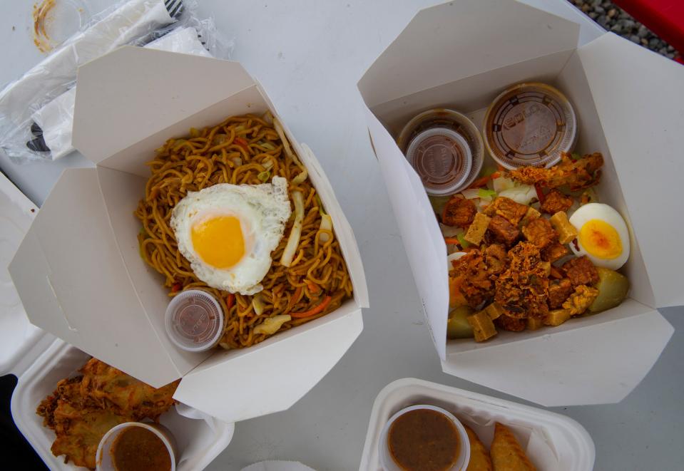Indonesian street food offered at Bakoel Djakarta in the Cedar Tree Food Court in Eugene.
