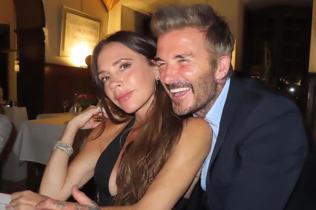 <p>Victoria Beckham/Instagram</p> Victoria Beckham and David Beckham