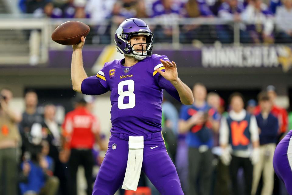 Kirk Cousins led the Vikings to a 13-4 record last season.