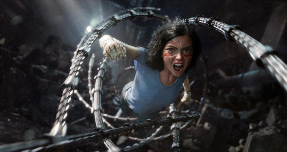 Rosa Salazar plays the title character in <em>Alita: Battle Angel</em> (Photo: Courtesy Twentieth Century Fox)