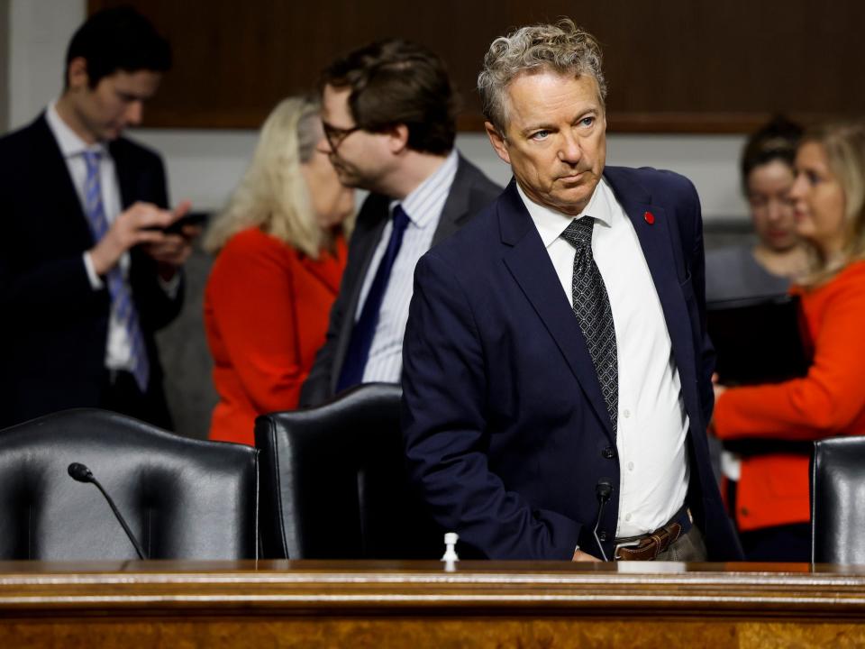 Sen. Rand Paul of Kentucky blocked the passage of Hawley’s bill on Wednesday.