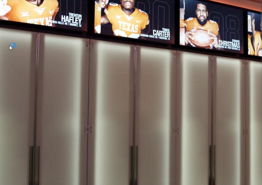 Texas Longhorns Locker Room