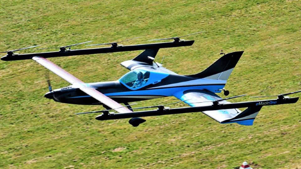 The single-seat eMagic can cruise at 90 mph for one hour. - Credit: Courtesy eMagic Aircraft