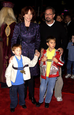 Marilu Henner and family at the Westwood premiere of Warner Brothers' Harry Potter and The Sorcerer's Stone