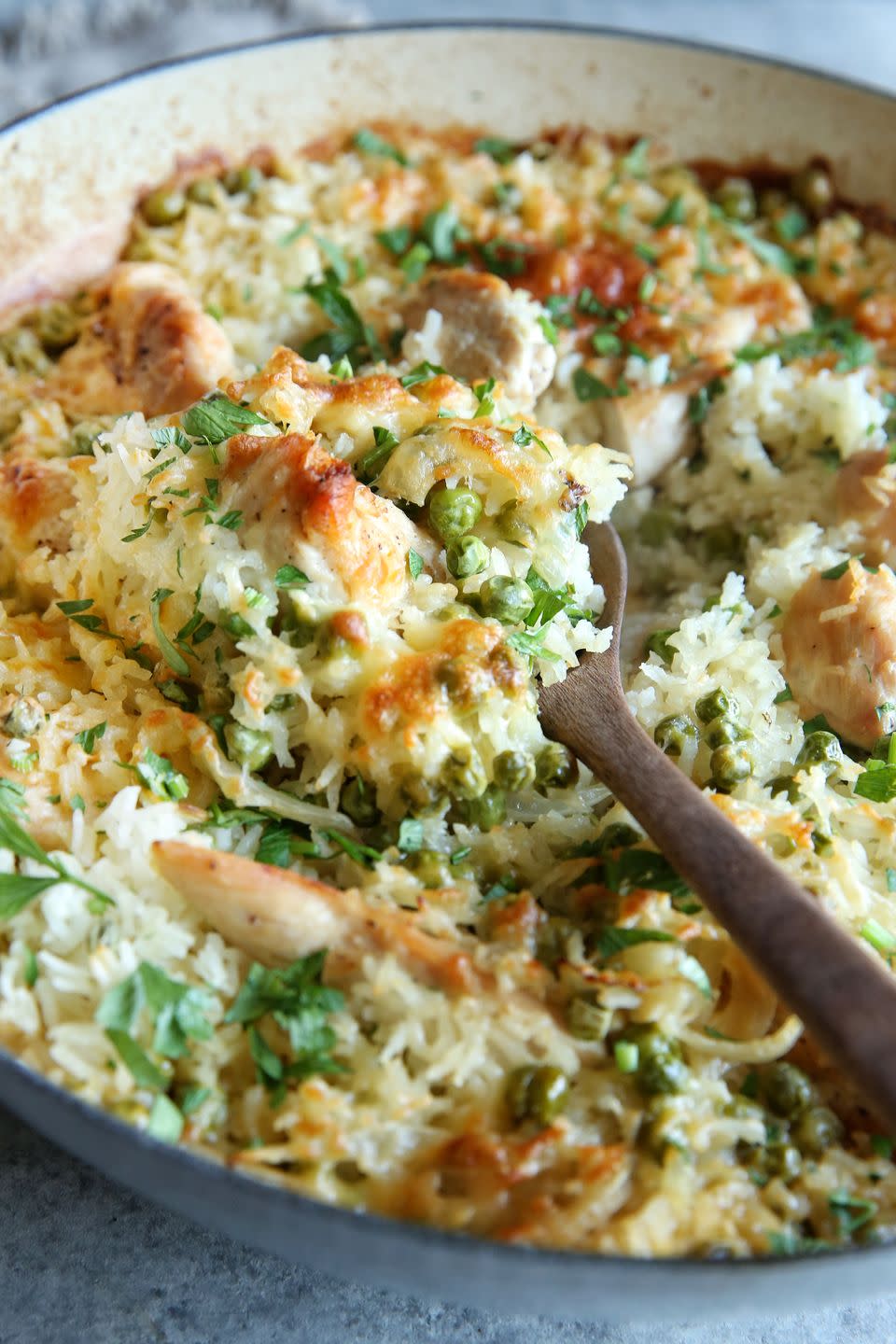 Cheesy Baked Chicken and Rice