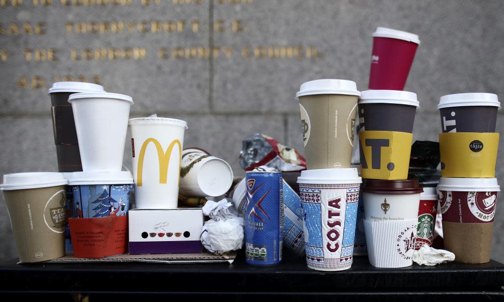 Greenpeace says the ‘levy on disposable coffee cups seems inevitable now, but that should be just the tip of the iceberg’.