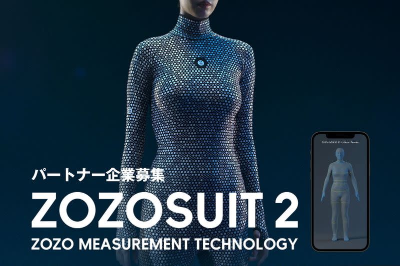 Online fashion retailer Zozo's body-measuring suit "Zozosuit 2\