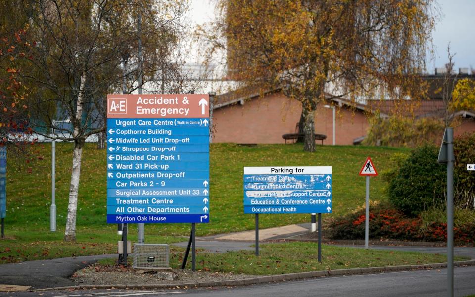 The Royal Shrewsbury hospital's maternity ward has come under scrutiny - GETTY IMAGES