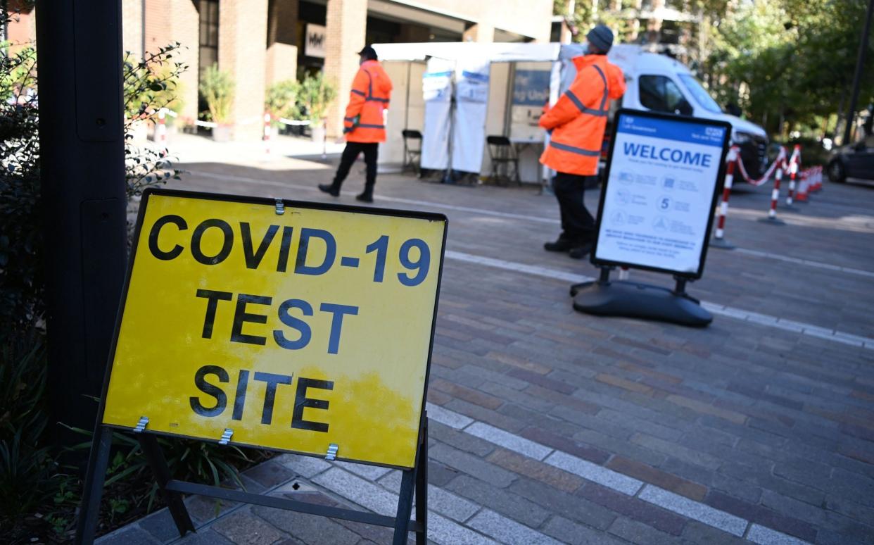 Covid test site - Andy Rain/EPA-EFE/Shutterstock