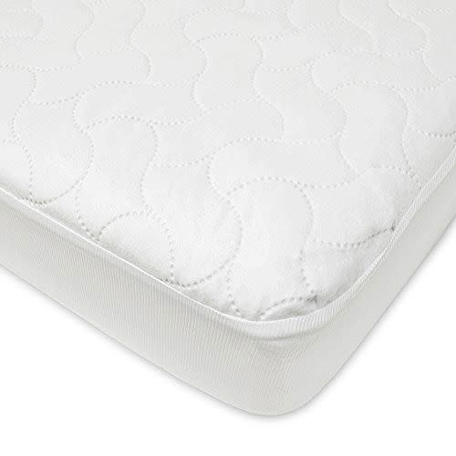 8) Waterproof Fitted Crib Protective Mattress Pad Cover