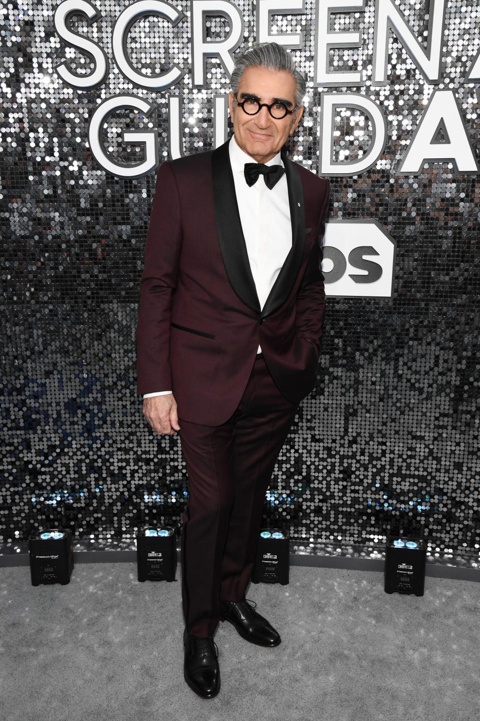 LOS ANGELES, CALIFORNIA - JANUARY 19: Eugene Levy attends the 26th Annual Screen Actors Guild Awards at The Shrine Auditorium on January 19, 2020 in Los Angeles, California. 721336 (Photo by Kevin Mazur/Getty Images for Turner)