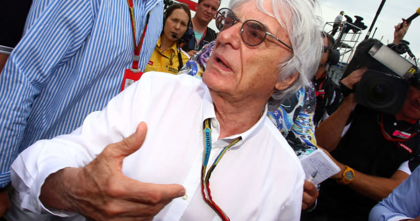 前F1主席埃克萊斯通（Bernie Ecclestone）。（圖／美聯社）