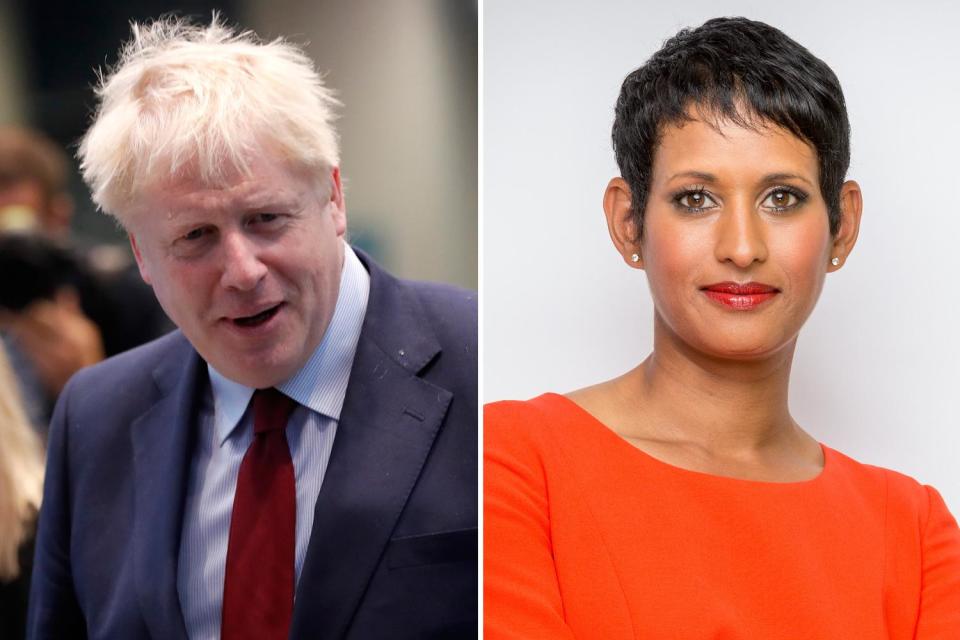 Boris Johnson said of Naga Munchetty: 'I am so sorry, I have never heard of her'