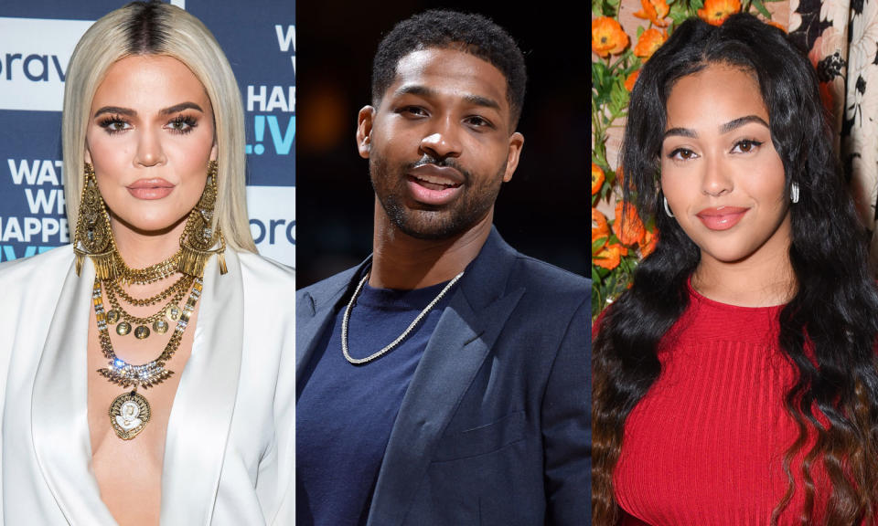 Khloe Kardashian, Tristan Thompson, Jordyn Woods (Photo: Getty Images)