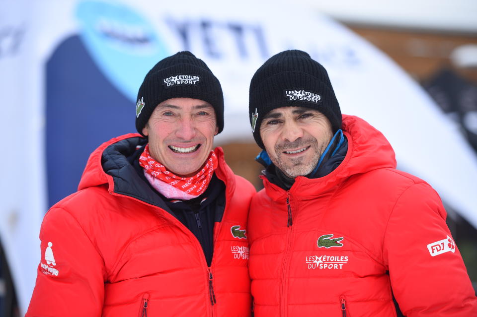 Sébastien Foucras (ski acrobatique) et Benoit Eycken, co-organisateurs des Etoiles du Sport
