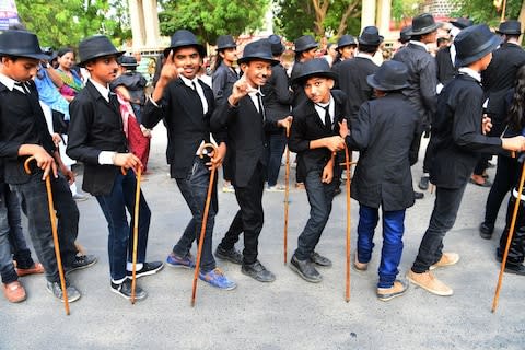 Young residents enjoy the celebration - Credit: GETTY