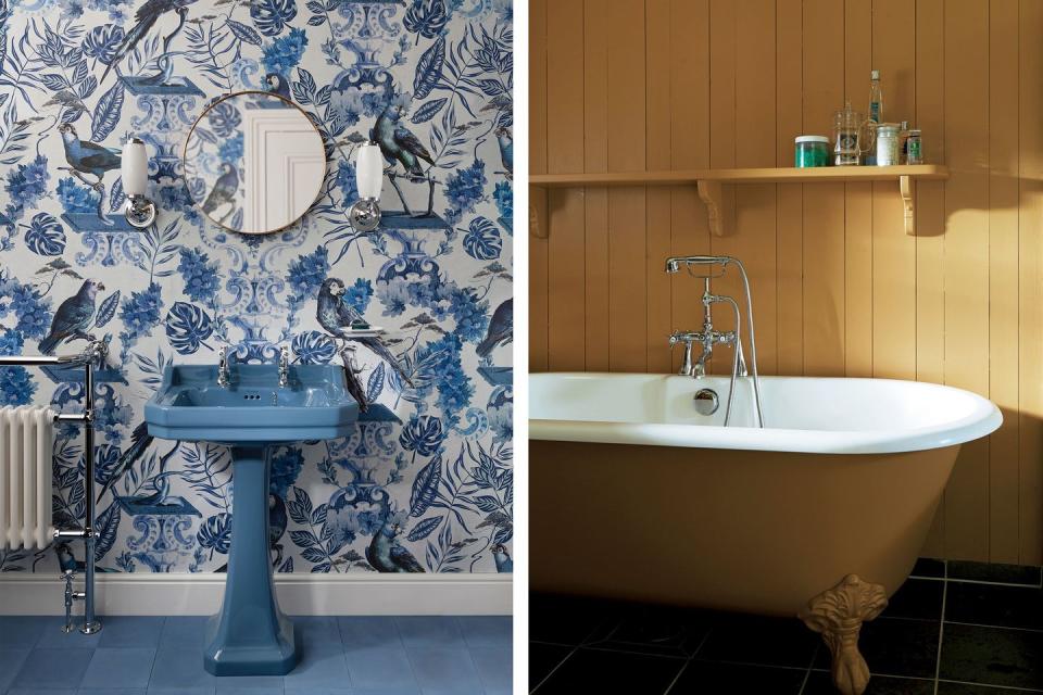 Photo credit: L: Burlington, R: Farrow & Ball