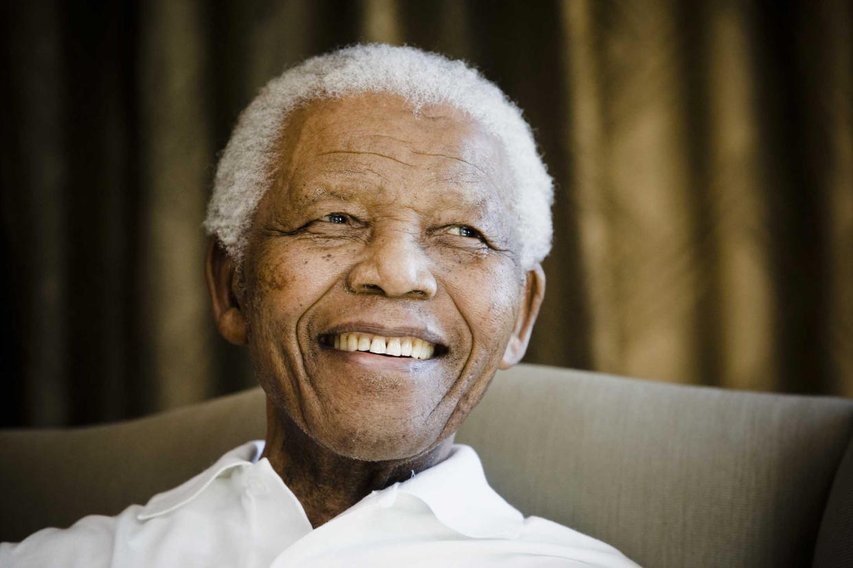 Nelson Mandela geht als Symbol für Frieden in die Geschichte ein. (Bild: Getty Images)