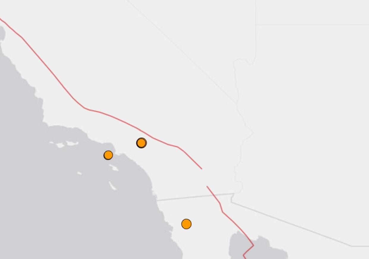 California seismic map from Sept. 7, 2024