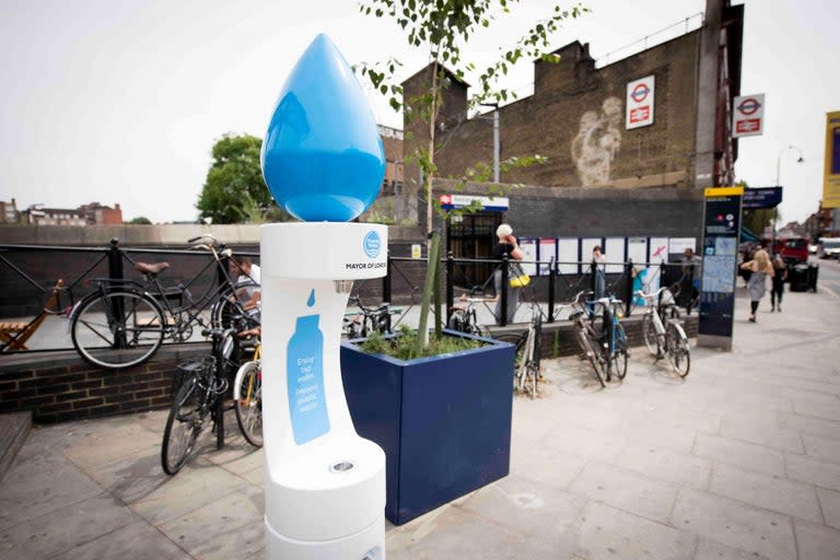 50 new water fountains will be installed across London in an effort to reduce plastic waste and its associated impact on the environment, Sadiq Khan has announced.The Mayor of London has partnered with Thames Water to create a 'network' of new free water fountains, situated in 20 rail and Underground stations around the capital, on high streets, in parks and green spaces, shopping districts and business hubs.Two are being unveiled this week in Ealing – in Melbourne Avenue and by the Hanwell Clock Tower – with a further 48 launched over the coming months. Blackfriars station, Russell Square in Camden and the Old London Road in Kingston are amongst the areas which will benefit.The new fountains will be conspicuous by their vibrant blue 'water drop' design. Each will also be fitted with a measuring device, calculating how much water has been dispensed and by extension, how many plastic bottles have been saved.”With plastics polluting our oceans and causing untold harm to life in our rivers and waterways, it’s vital that we all make changes to reduce plastic waste," says the Mayor."Delivering more water fountains in London and ensuring that our shops and cafes offer free tap water is an important part of my work to help Londoners easily make small changes that will have a big environmental impact."Our network of water fountains will help people refill on the go and become much-loved additions to our public spaces, stations and busy areas of the capital."Steve Spencer, chief operating officer at Thames Water, says: “London’s tap water is world class and we’re celebrating this by building a network of water fountains so it’s even more accessible to people on the move."Tap water is incredible value for money and just as good as bottled water but without the plastic packaging so we want people to enjoy it by using the fountains."The new 50-strong fountain network will join the chain of 28 already in operation, through the Mayor and Zoological Society of London's OneLess Campaign initiative.Two of these fountains are situated in Liverpool Street station, and in under one month, 8,000 litres of drinking water were dispensed – saving an estimated 16,000 water bottles.