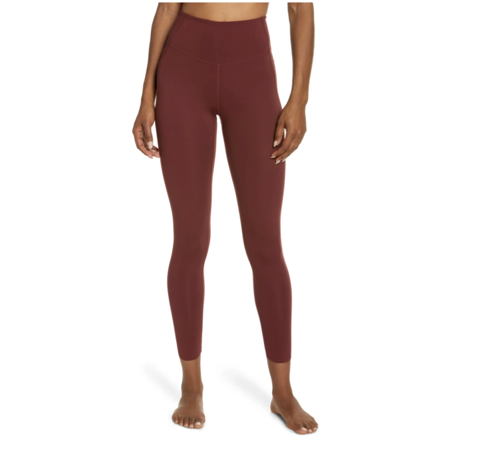 Zella High Waist Studio Lite Pocket 7/8 Leggings are on sale for 40% off. Image via Nordstrom.