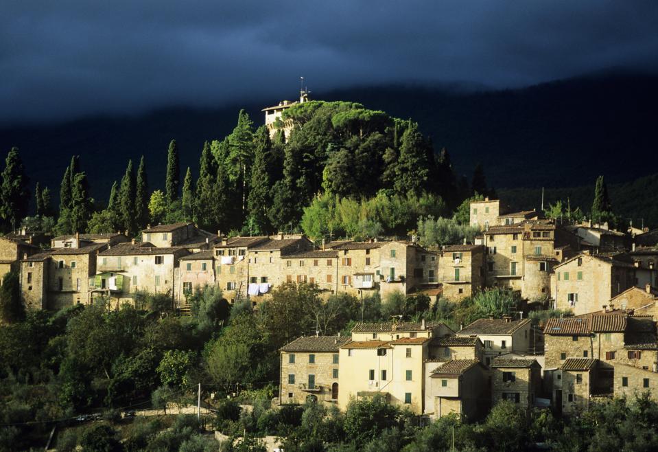 Cetona, Italy, is home to Valentino’s summer villa.