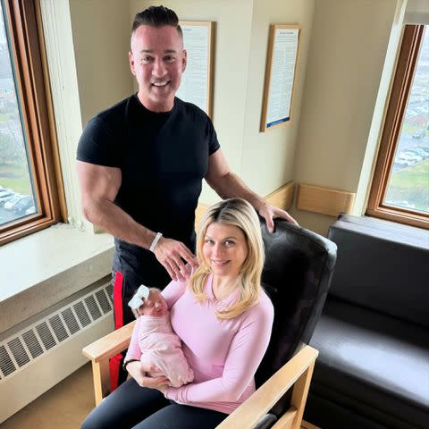 <p>Mike "The Situation" Sorrentino Instagram</p> Mike "The Situation" Sorrentino and Lauren Sorrentino with their newborn Luna Lucia Sorrentino.