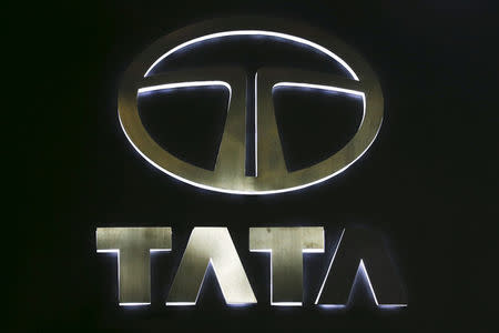 The logo of Tata Motors is pictured at at the 37th Bangkok International Motor Show in Bangkok, Thailand, March 22, 2016. REUTERS/Chaiwat Subprasom/File Photo