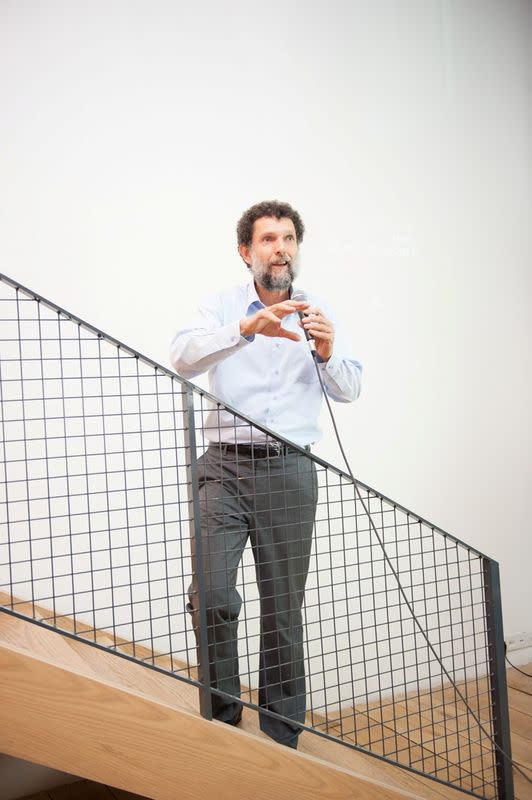 Turkish philanthropist Osman Kavala is seen in this undated handout photo