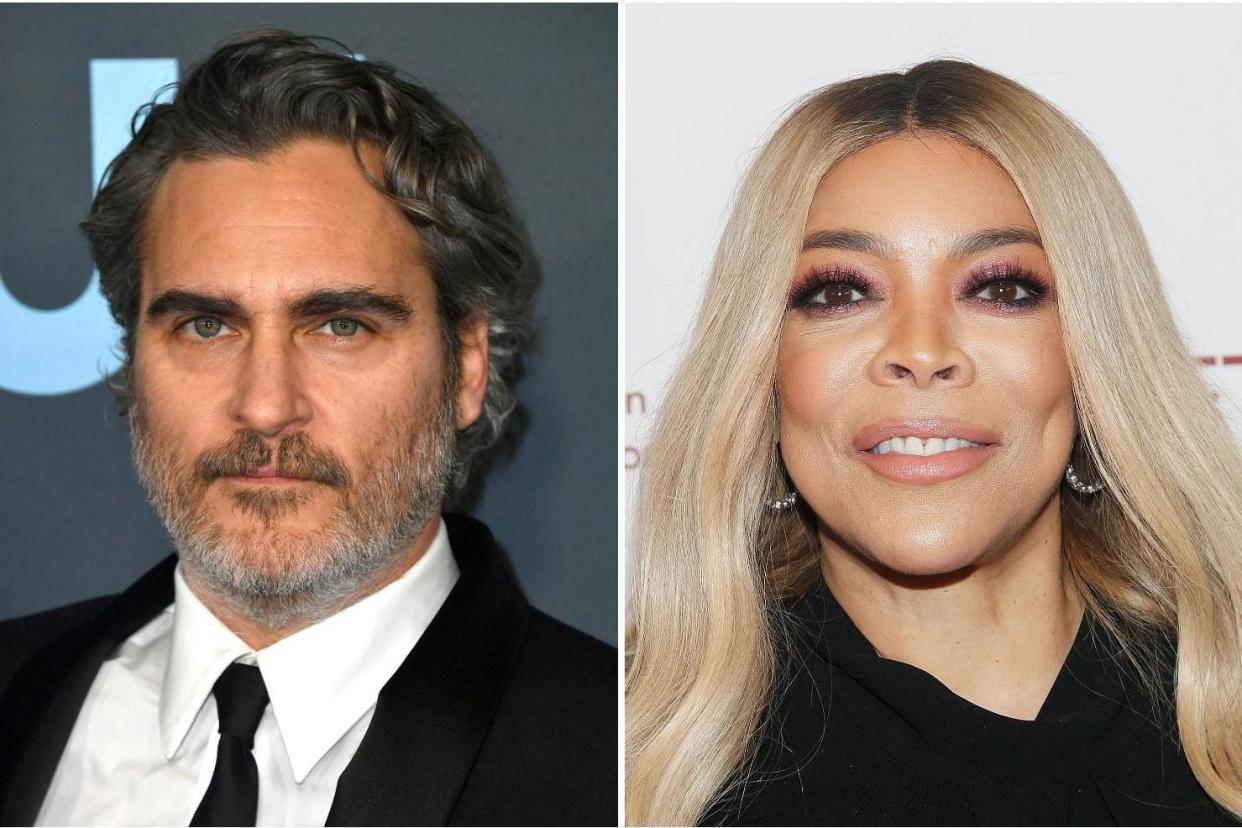 TV personality Wendy Williams (right) has since apologised for comments about Joaquin Phoenix (left): Getty Image