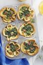 <p>Pack these mini spinach and smoked ham egg bites for a deliciously filling breakfast on the go.</p><p><em>Get the recipe at <a href="https://www.countryliving.com/food-drinks/recipes/a41655/spinach-ham-egg-bakes-recipe/" rel="nofollow noopener" target="_blank" data-ylk="slk:Country Living;elm:context_link;itc:0;sec:content-canvas" class="link ">Country Living</a>.</em> </p>